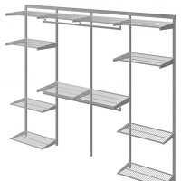Гардеробная система Max G240 графит 2050x2550x450 Промет 12 полок