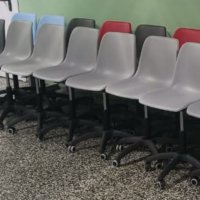Стулья пластиковые антивандальные для школы, кафе, офиса. Фабрика мебели ЛЕОНИД в Челябинске. Стулья из высокопрочного пластика Венеция, цельнолитые